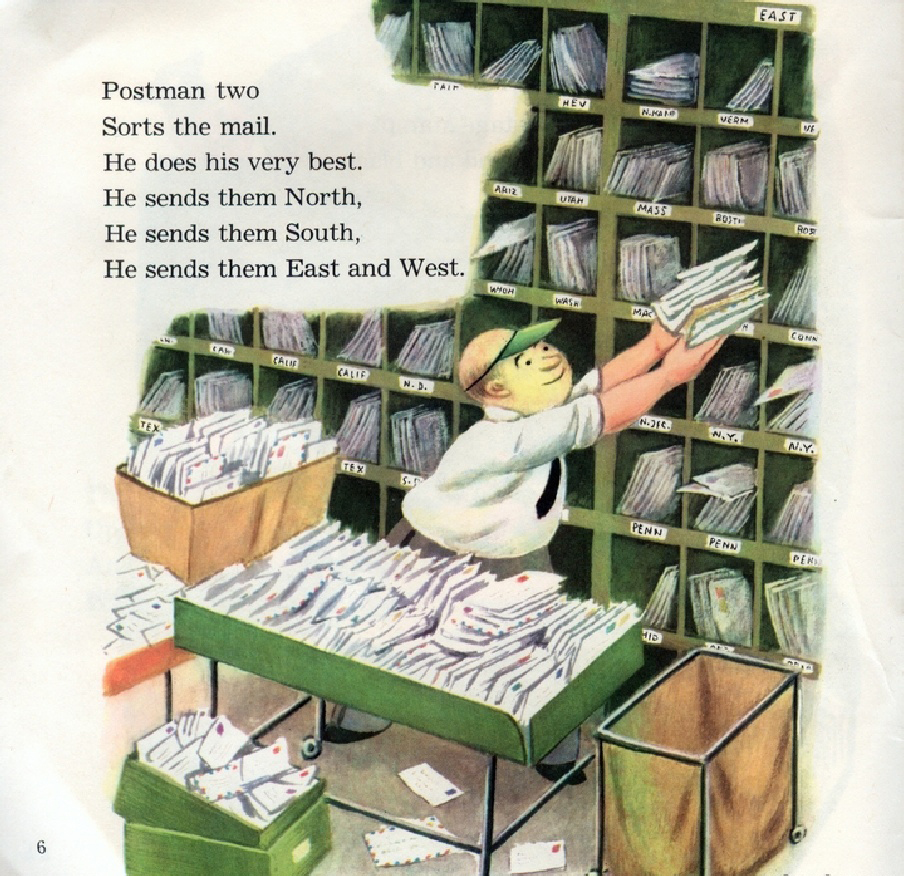 Seven Little Postmen (08),绘本,绘本故事,绘本阅读,故事书,童书,图画书,课外阅读
